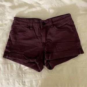 dark purple pacsun shorts